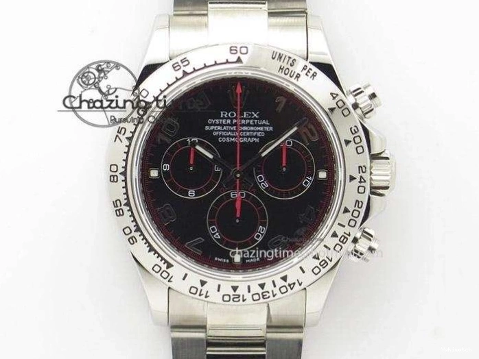 QF+ Bezel 1:1 Edition Blue Best Master II BLRO Steel 904L on SS SH3285 Dial Red 126710 GMT Black Bracelet 0427